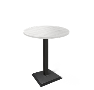 Небольшой стол SHT-TU5-BS2/H110 / SHT-TT 80 ЛДСП (сосна касцина/черный) в Биробиджане