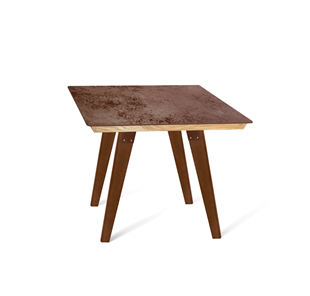 Керамический обеденный стол SHT-TU16 (4 шт.)/ТT8 60/60 (темный орех/прозрачный лак/коричневая сепия) в Биробиджане