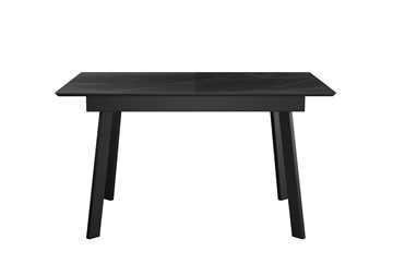 Раскладной стол DikLine SKH125 Керамика Черный мрамор/подстолье черное/опоры черные (2 уп.) в Биробиджане