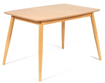 Кухонный стол раздвижной Pavillion (Павильон) бук/мдф 80x120+40x75, Натуральный арт.13982 в Биробиджане