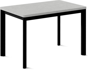 Раздвижной стол Токио-2L (ноги металлические черные, светлый цемент) в Биробиджане