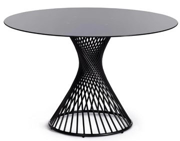 Стол из стекла BERTOIA (mod. GT21) металл/стекло, Black (черный) арт.20595 в Биробиджане