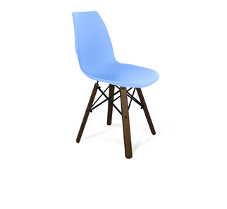 Обеденный стул SHT-ST29/S70 (голубой pan 278/темный орех/черный) в Биробиджане