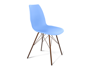 Обеденный стул SHT-ST29/S37 (голубой pan 278/медный металлик) в Биробиджане