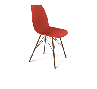 Кухонный стул SHT-ST29/S37 (красный ral 3020/медный металлик) в Биробиджане