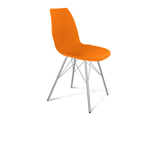Кухонный стул SHT-ST29/S37 (оранжевый ral2003/хром лак) в Биробиджане