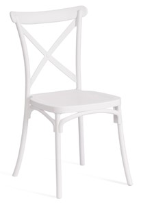 Обеденный стул CROSS (mod. PL24) 48х58х89 White (белый) 11954 арт.20052 в Биробиджане
