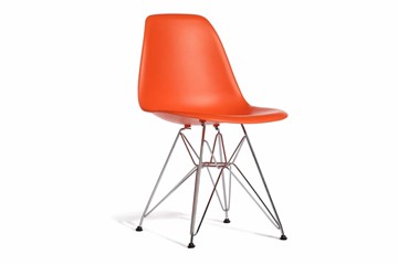 Обеденный стул derstuhl DSL 110 Chrom (оранжевый) в Биробиджане