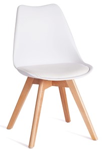 Обеденный стул TULIP (mod. 73-1) 47,5х55х80 белый арт.20220 в Биробиджане