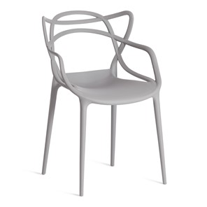 Стул Cat Chair (mod.028) пластик, 54,5*56*84 серый, арт.13276 в Биробиджане