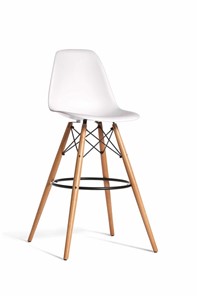 Барный стул derstuhl DSL 110 Wood bar (белый) в Биробиджане