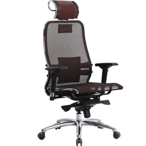 Офисное кресло Метта Samurai S-3.04, темно-бордовый в Биробиджане