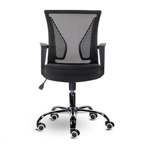 Офисное кресло Brabix Wings MG-304 (пластик черный, хром, сетка, черное) 532016 в Биробиджане