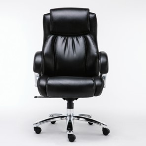 Офисное кресло Brabix Premium Status HD-003 (рециклированная кожа, хром, черное) 531821 в Биробиджане