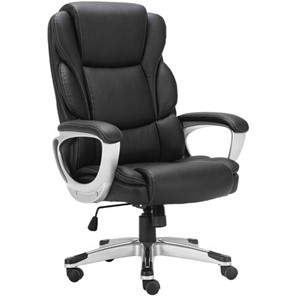 Кресло офисное Brabix Premium Rest EX-555 (пружинный блок, экокожа, черное) 531938 в Биробиджане
