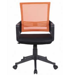 Офисное кресло Brabix Balance MG-320 (с подлокотниками, комбинированное черное/оранжевое) 531832 в Биробиджане