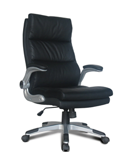 Офисное кресло Brabix BRABIX "Fregat EX-510", рециклированная кожа, черное, 530863 в Биробиджане