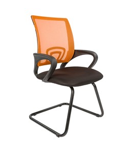 Кресло компьютерное CHAIRMAN 696V, цвет оранжевый в Биробиджане