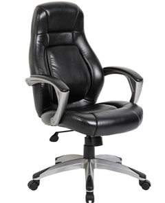 Офисное кресло Brabix BRABIX PREMIUM "Turbo EX-569", экокожа, спортивный дизайн, черное, 531014 в Биробиджане