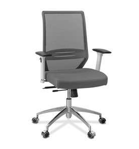 Офисное кресло для руководителя Aero lux, сетка/ткань TW / серая/серая TW в Биробиджане