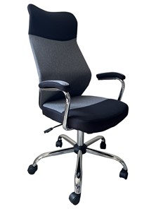 Кресло компьютерное C168 черный/серый в Биробиджане