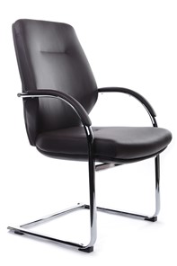 Кресло для офиса Alonzo-CF (С1711), темно-коричневый в Биробиджане