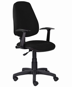 Компьютерное кресло Brabix Comfort MG-321, регулируемая эргономичная спинка, ткань, черное в Биробиджане