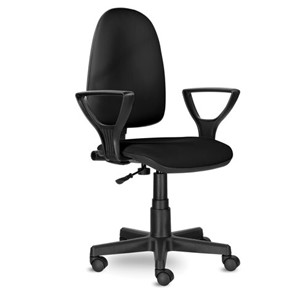 Офисное кресло Brabix Prestige Ergo MG-311 (регулируемая эргономичная спинка, кожзам, черное) 531877 в Биробиджане