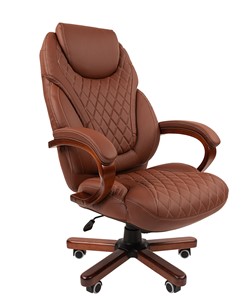Компьютерное кресло CHAIRMAN 406, коричневый в Биробиджане