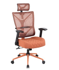 Кресло компьютерное CHAIRMAN CH566 сетчатый акрил оранжевый / полиэстер оранжевый в Биробиджане