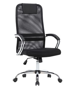 Кресло компьютерное CHAIRMAN CH612 Сетчатый акрил / Ткань стандарт / Экокожа, черный в Биробиджане