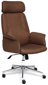 Кресло компьютерное CHARM ткань, коричневый/коричневый , F25/ЗМ7-147 арт.13340 в Биробиджане