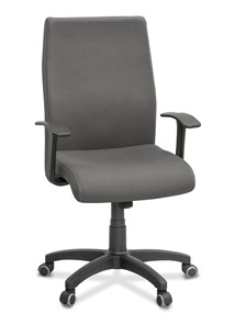 Офисное кресло для руководителя Like, ткань TW / серая в Биробиджане