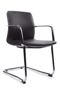 Кресло офисное Plaza-SF (FK004-С11), темно-коричневый в Биробиджане