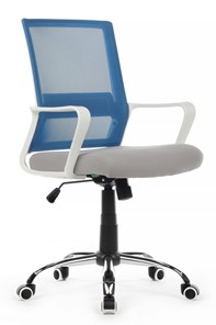 Компьютерное кресло Riva RCH 1029MW, серый/синий в Биробиджане