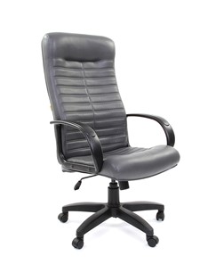 Кресло офисное CHAIRMAN 480 LT, экокожа, цвет серый в Биробиджане