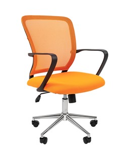 Офисное кресло CHAIRMAN 698 CHROME new Сетка TW-66 (оранжевый) в Биробиджане