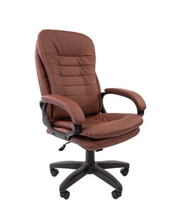 Компьютерное кресло CHAIRMAN 795 LT, экокожа, цвет коричневый в Биробиджане