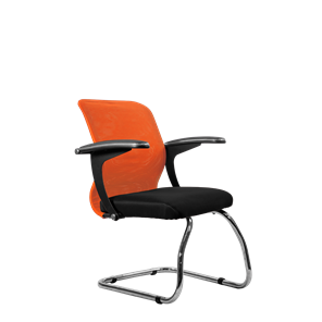 Офисный стул SU-M-4/подл.160/осн.007, Оранжевый/Черный в Биробиджане
