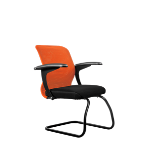 Офисный стул SU-M-4/подл.160/осн.008, Оранжевый/Черный в Биробиджане