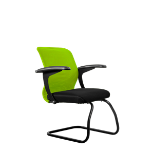 Офисный стул SU-M-4/подл.160/осн.008, Зеленый/Черный в Биробиджане