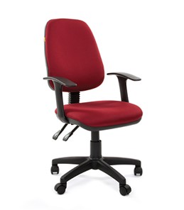 Офисное кресло CHAIRMAN 661 Ткань стандарт 15-11 красная в Биробиджане