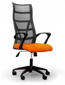 Офисное кресло 5600, оранж/черное в Биробиджане