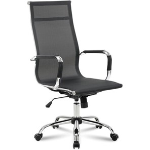 Офисное кресло Brabix Line EX-530 (хром, сетка, черное) 531846 в Биробиджане