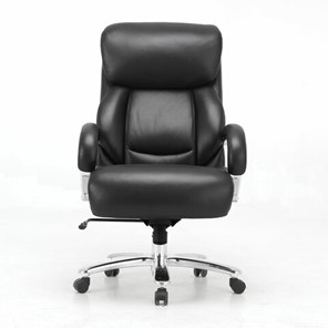 Кресло офисное Brabix Premium Pride HD-100 (натуральная кожа, черное) 531940 в Биробиджане