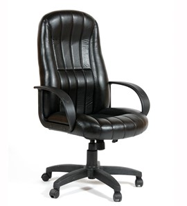 Офисное кресло CHAIRMAN 685, экокожа, цвет черный в Биробиджане