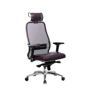 Офисное кресло Samurai SL-3.04, темно-бордовый в Биробиджане