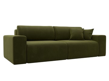 Прямой диван Лига 036 Классик, Зеленый (Микровельвет) в Биробиджане