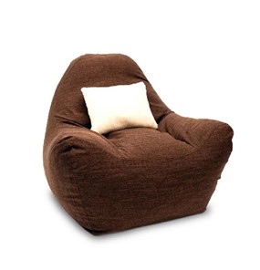 Кресло-мешок Эдем, рогожка орион, коричневый в Биробиджане
