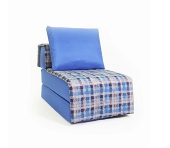 Бескаркасное кресло Харви, синий - квадро в Биробиджане
